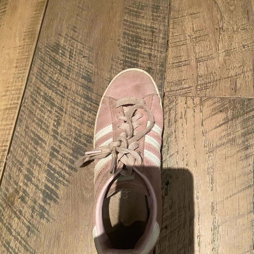 pink adidas campus sneakers!